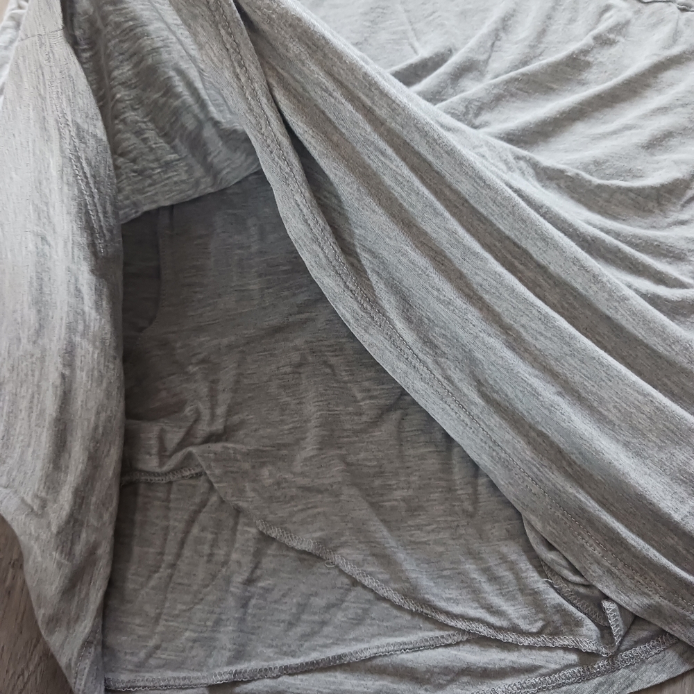 Kindred Bravely Bamboo Gray Short Sleeve Everyday Maternity & Nursing Tee - Picture 4 of 8
